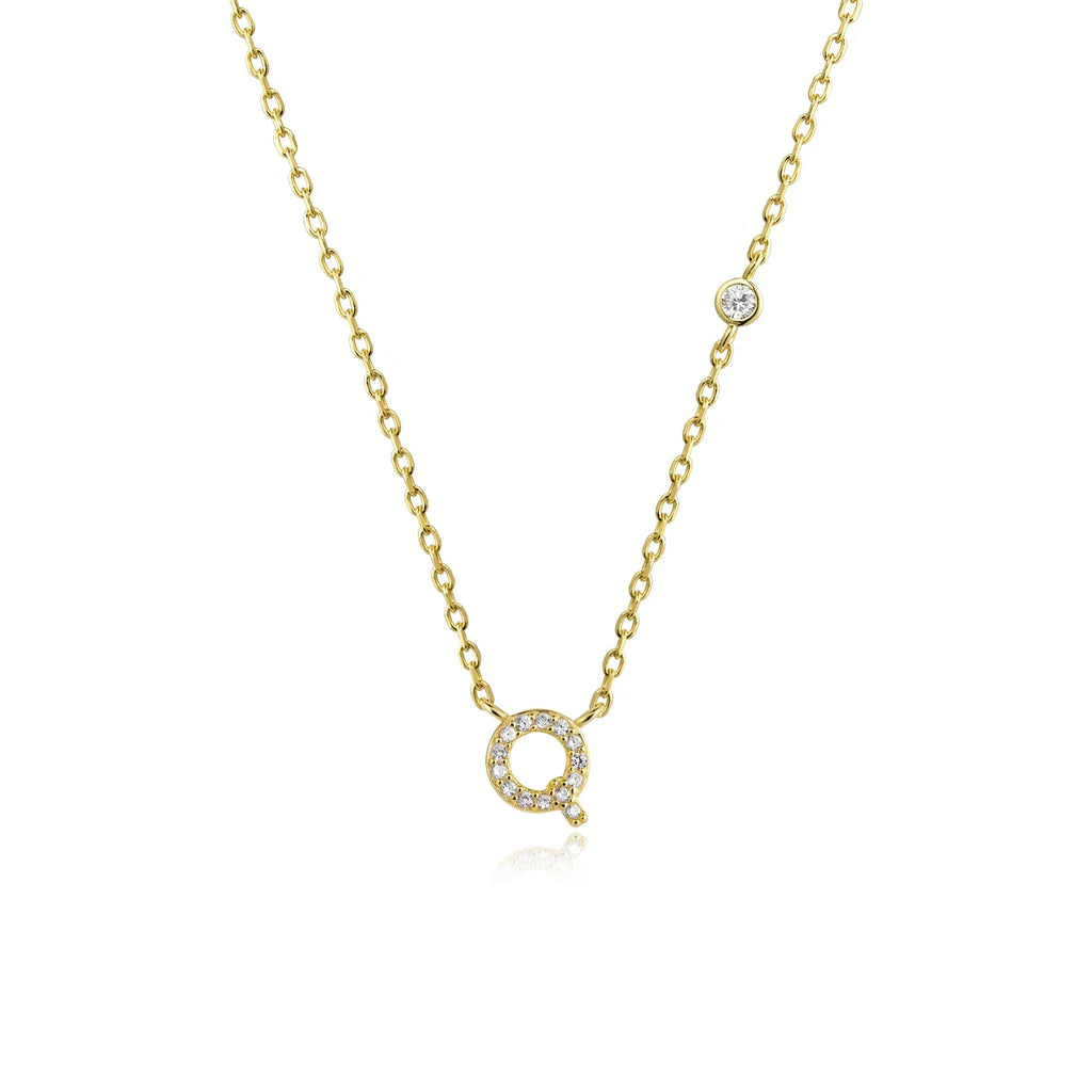Mono Initial Necklace - Oreela
