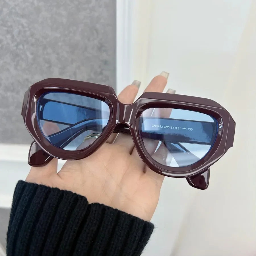 Casual Vintage Square Sunglasses For Women