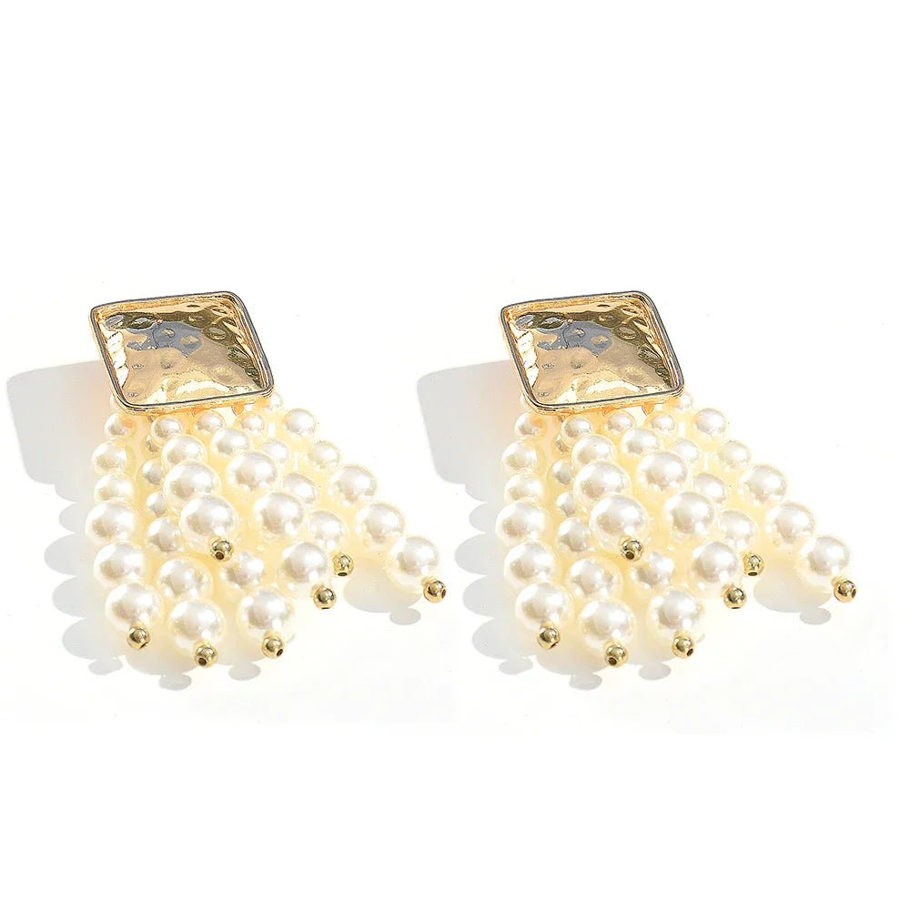 Wooden Beaded Bohemian Earrings - Oreela