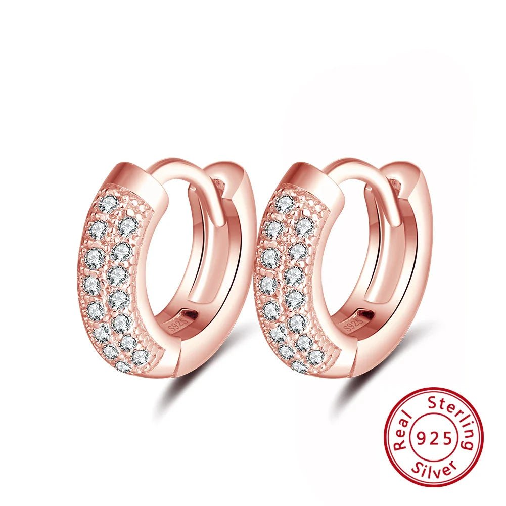 Sterling Silver Hoop Earrings - Oreela