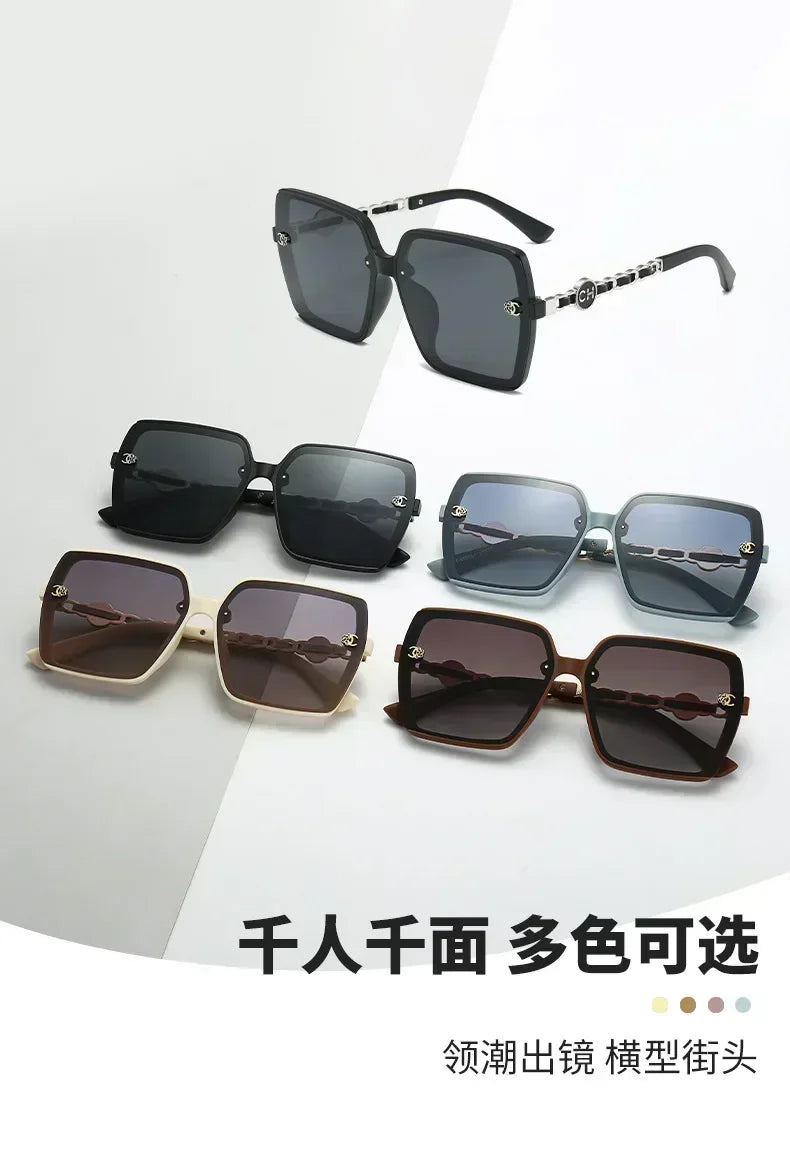 Fashion Sunglasses for Women. Polarized Large Frame Retrp Square  Glasses
