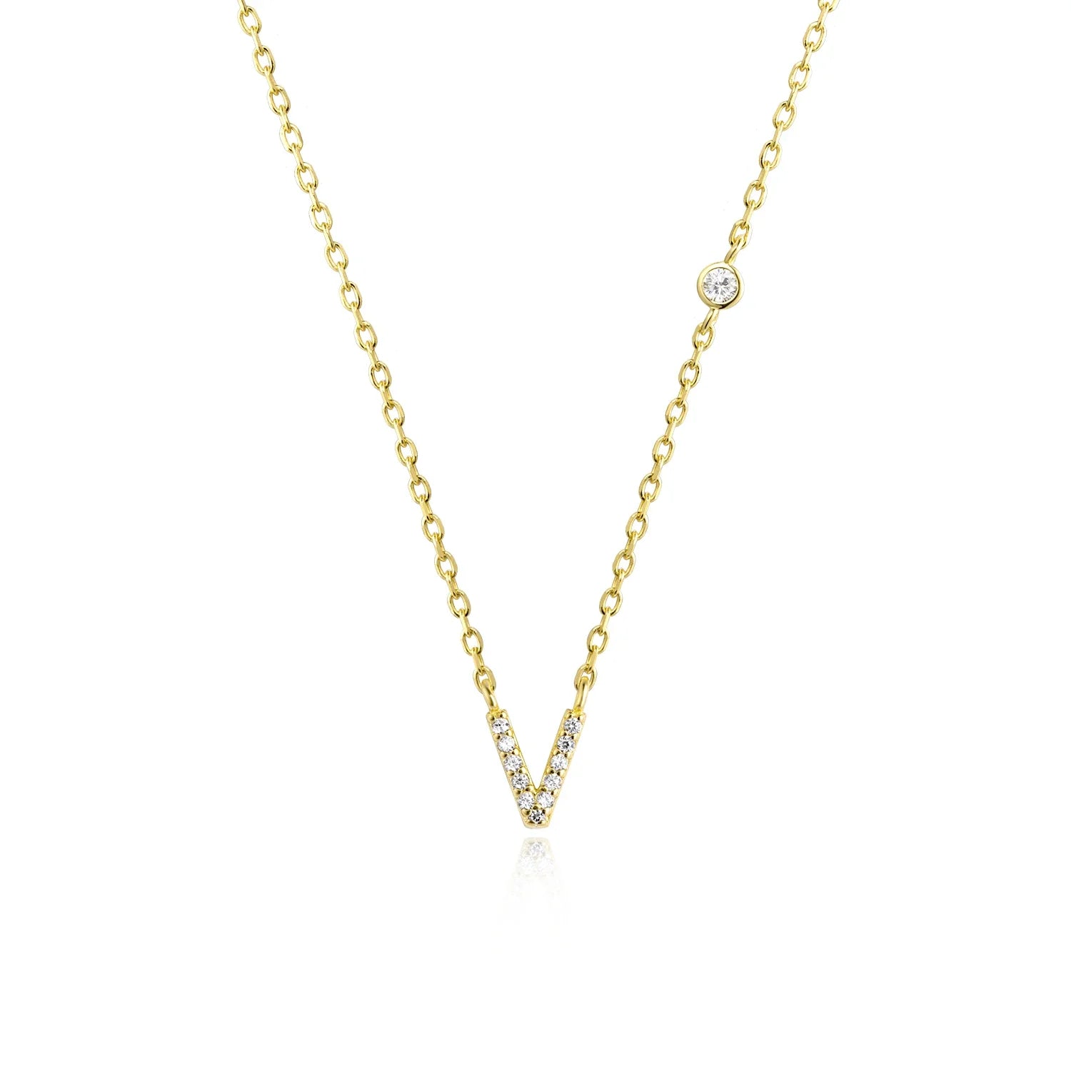 Mono Initial Necklace - Oreela
