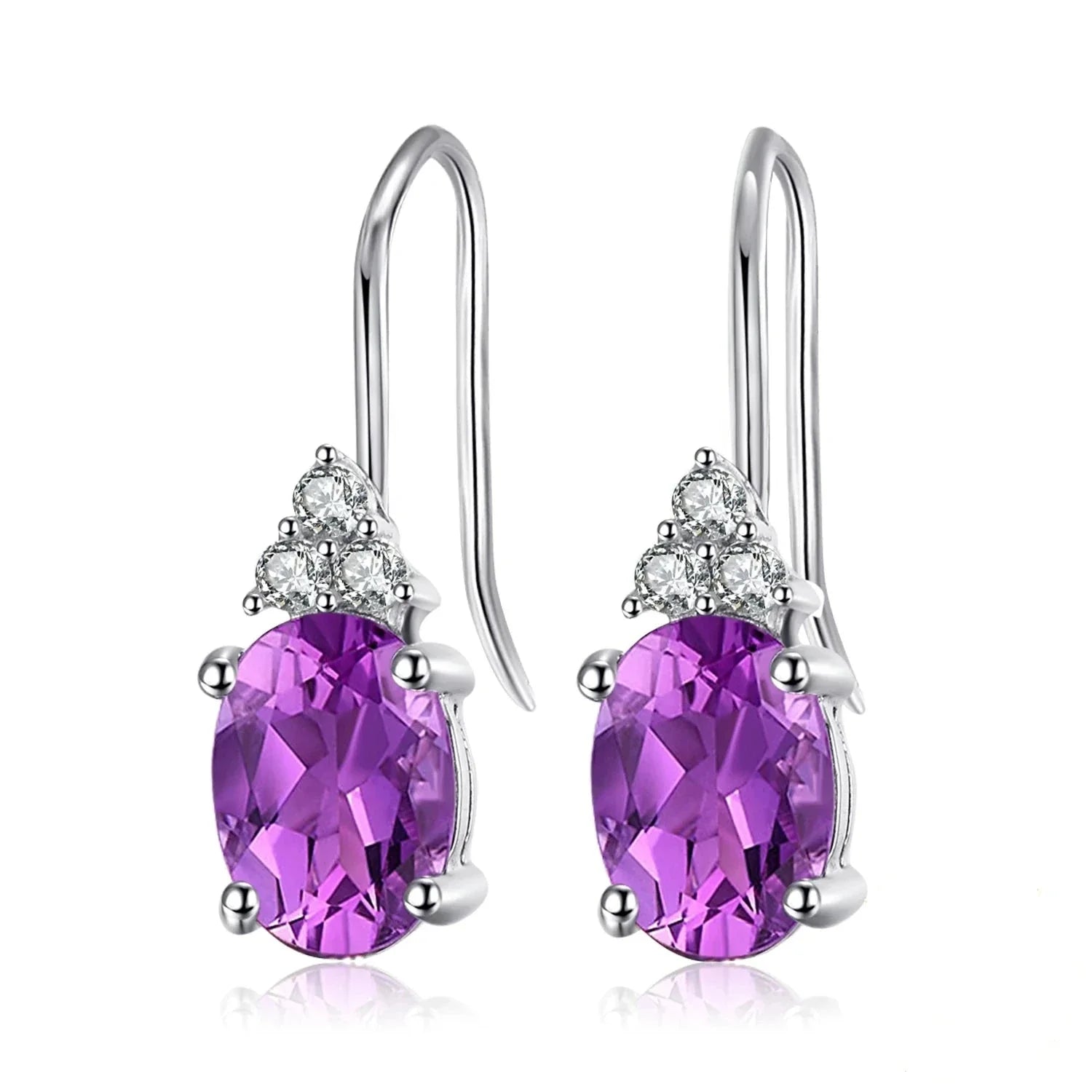Amethyst Earrings - Oreela