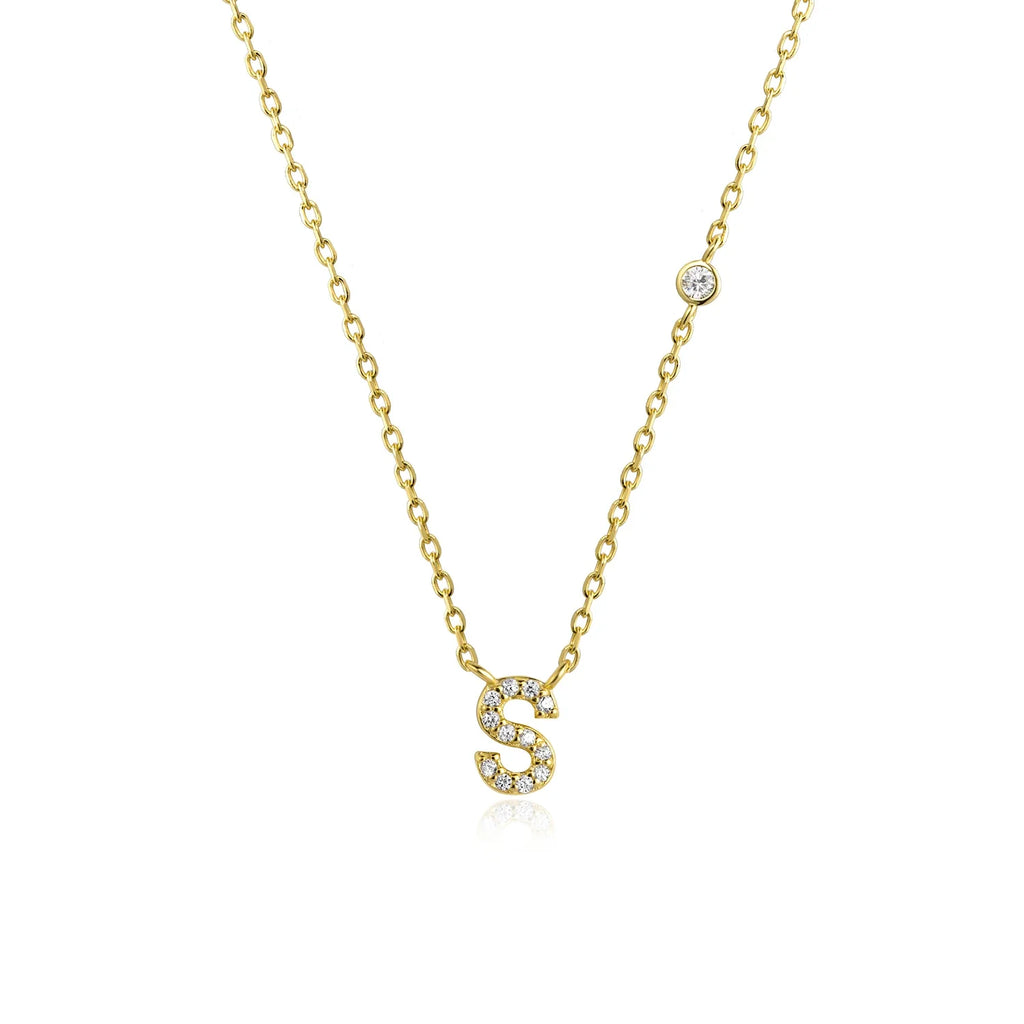 Mono Initial Necklace - Oreela