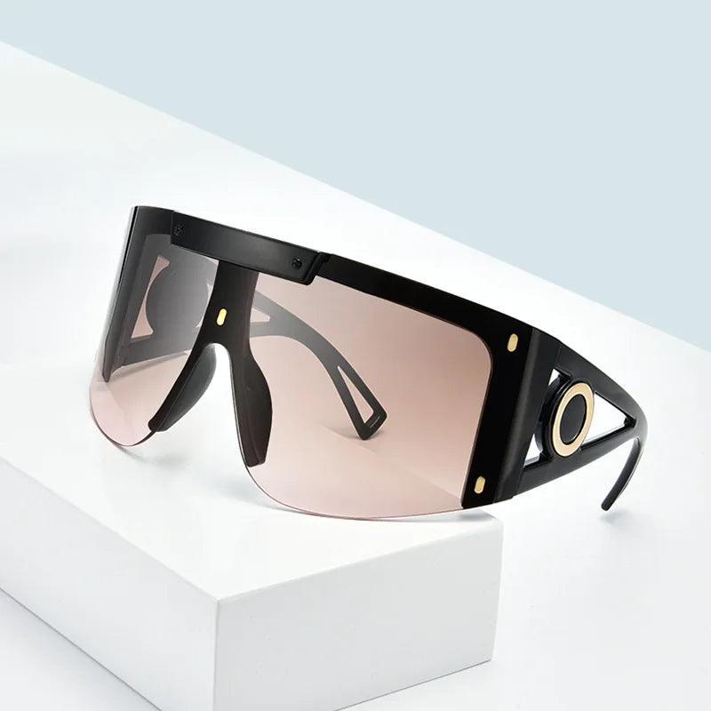 Rimless Sunglasses for Women. Luxury Designer High Quality Sun Glasses Trending Shades UV400