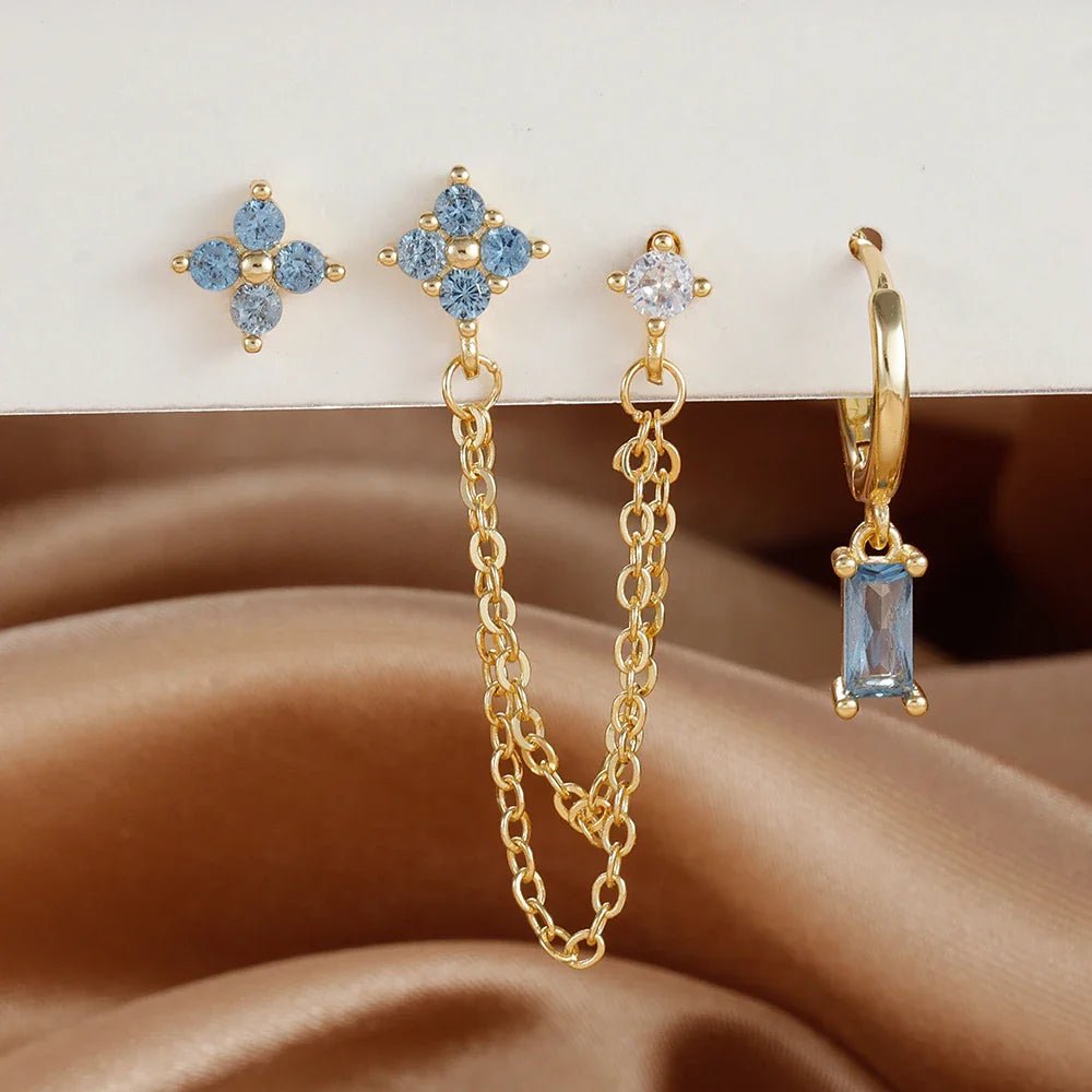 Birthstone Earrings Set - Oreela