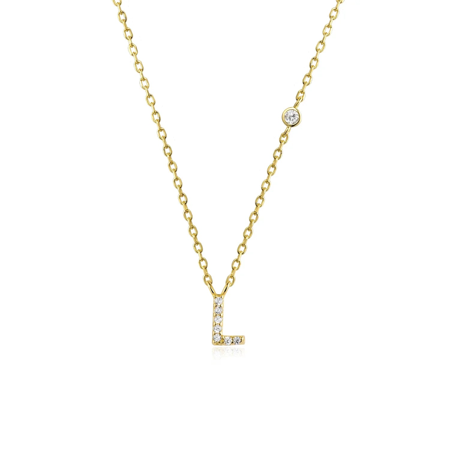Mono Initial Necklace - Oreela
