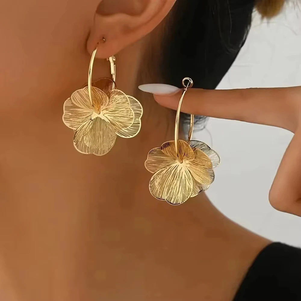 Golden Blossom Earrings