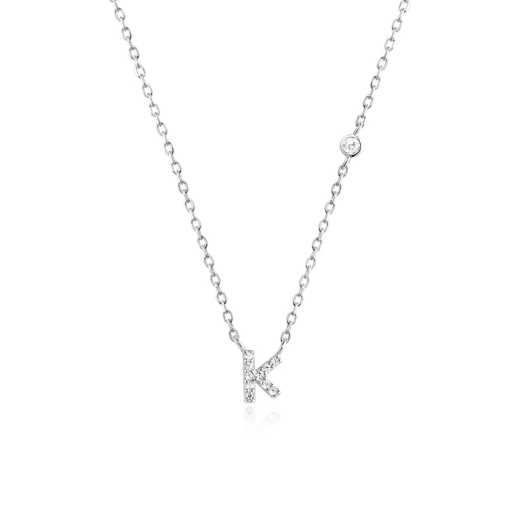 Mono Initial Necklace - Oreela