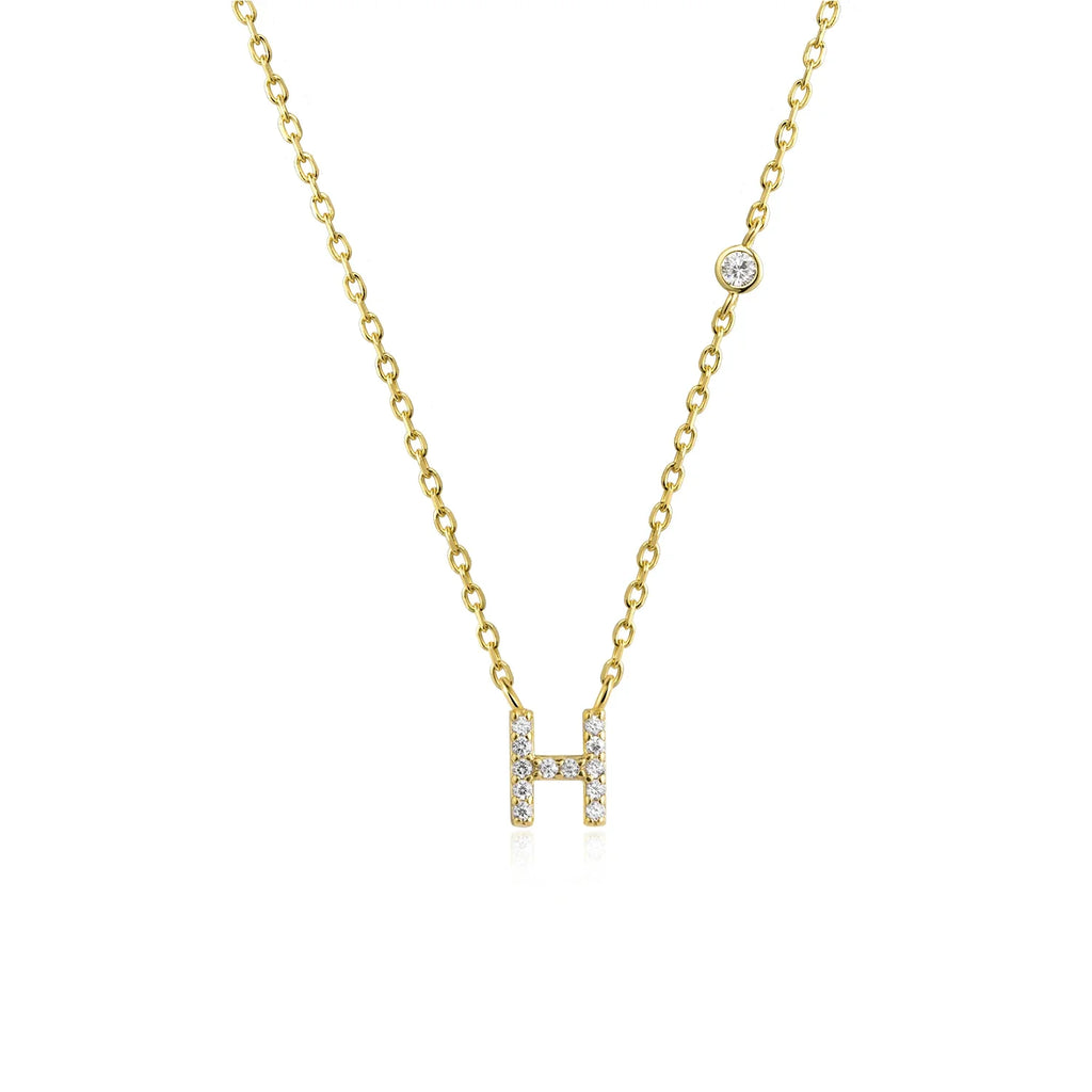 Mono Initial Necklace - Oreela