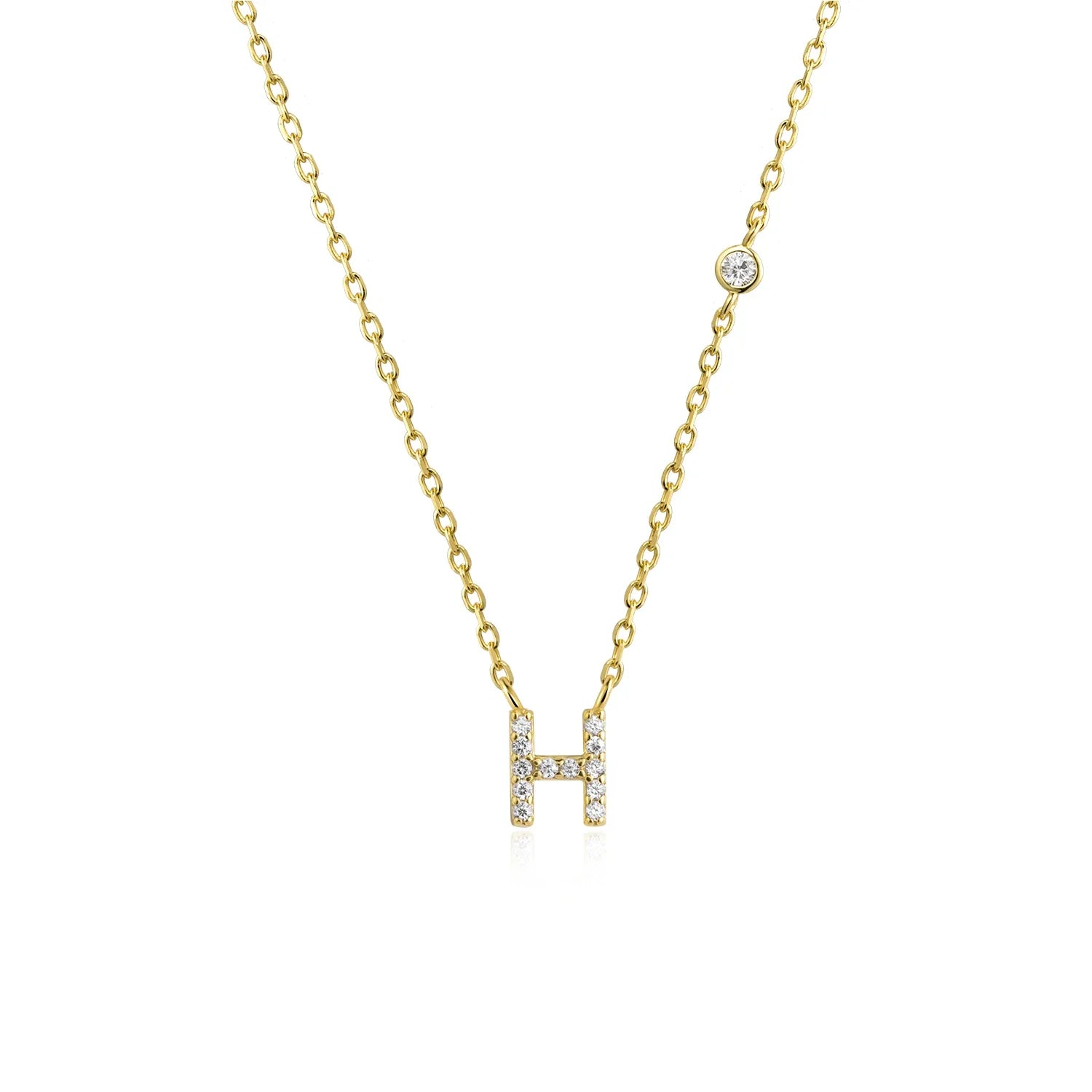 Mono Initial Necklace - Oreela