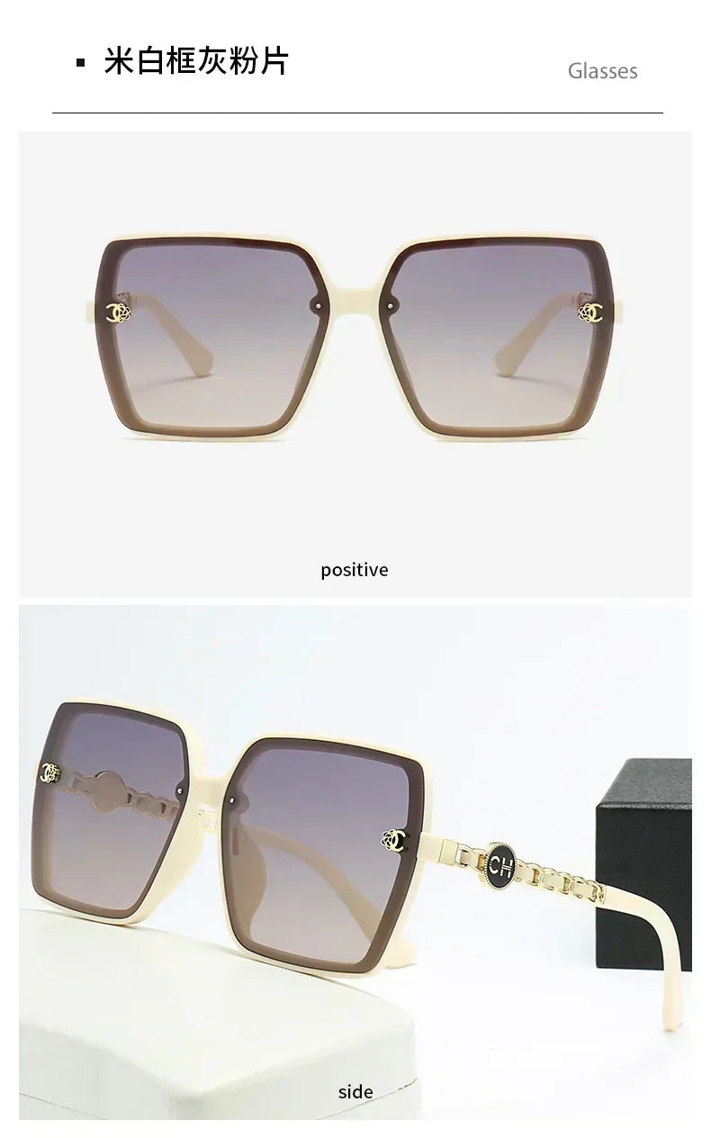 Fashion Sunglasses for Women. Polarized Large Frame Retrp Square  Glasses