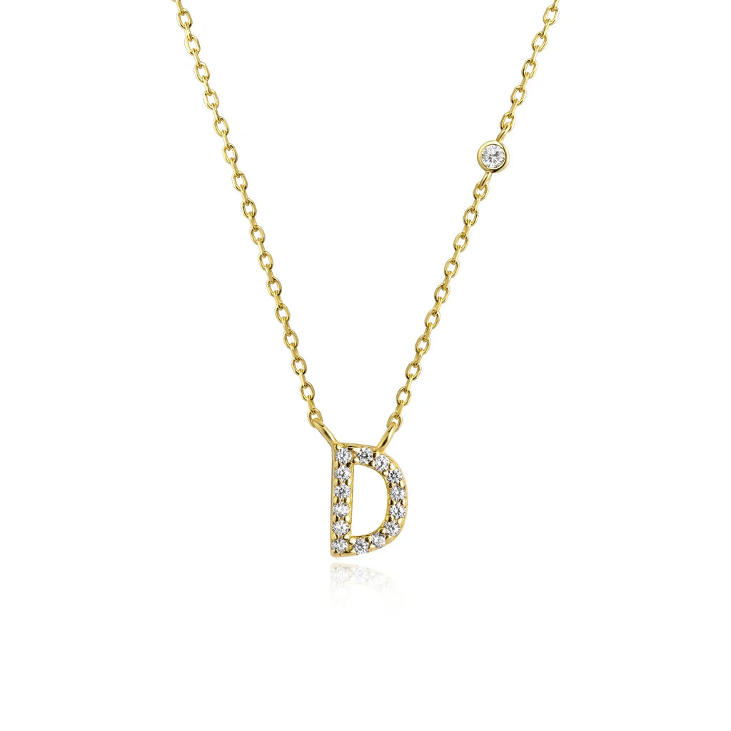 Mono Initial Necklace - Oreela