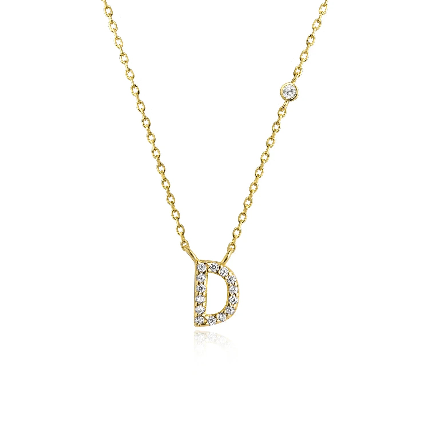 Mono Initial Necklace - Oreela