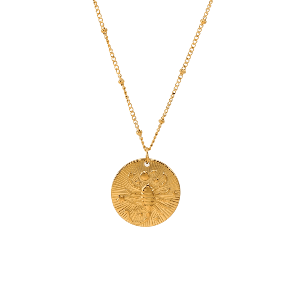 Zodiac Golden Amulet Necklace - Oreela