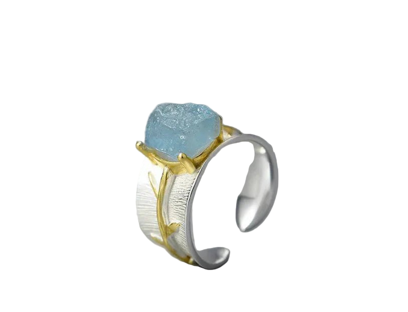 Celeste Aquamarine Ring - Oreela