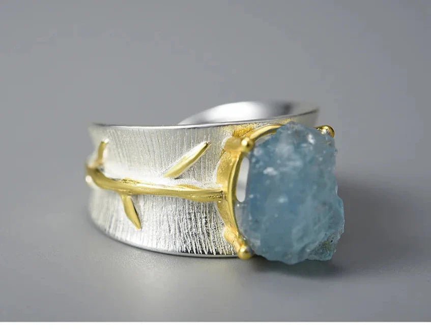 Celeste Aquamarine Ring - Oreela