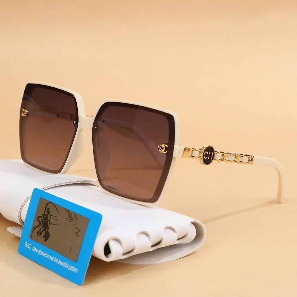 Fashion Sunglasses for Women. Polarized Large Frame Retrp Square  Glasses