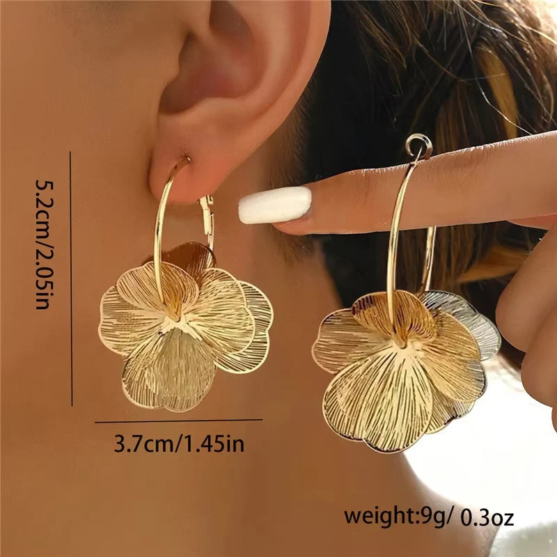 Golden Blossom Earrings