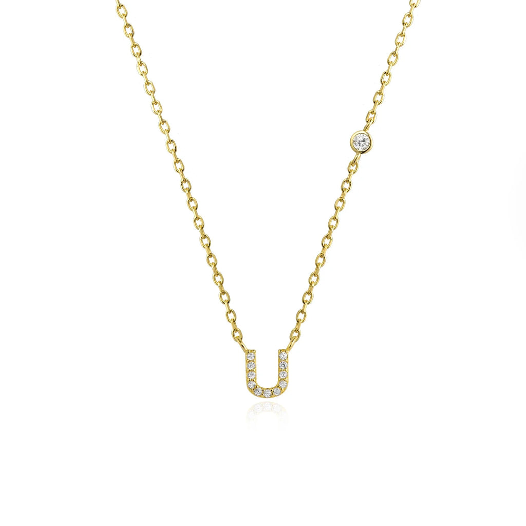 Mono Initial Necklace - Oreela