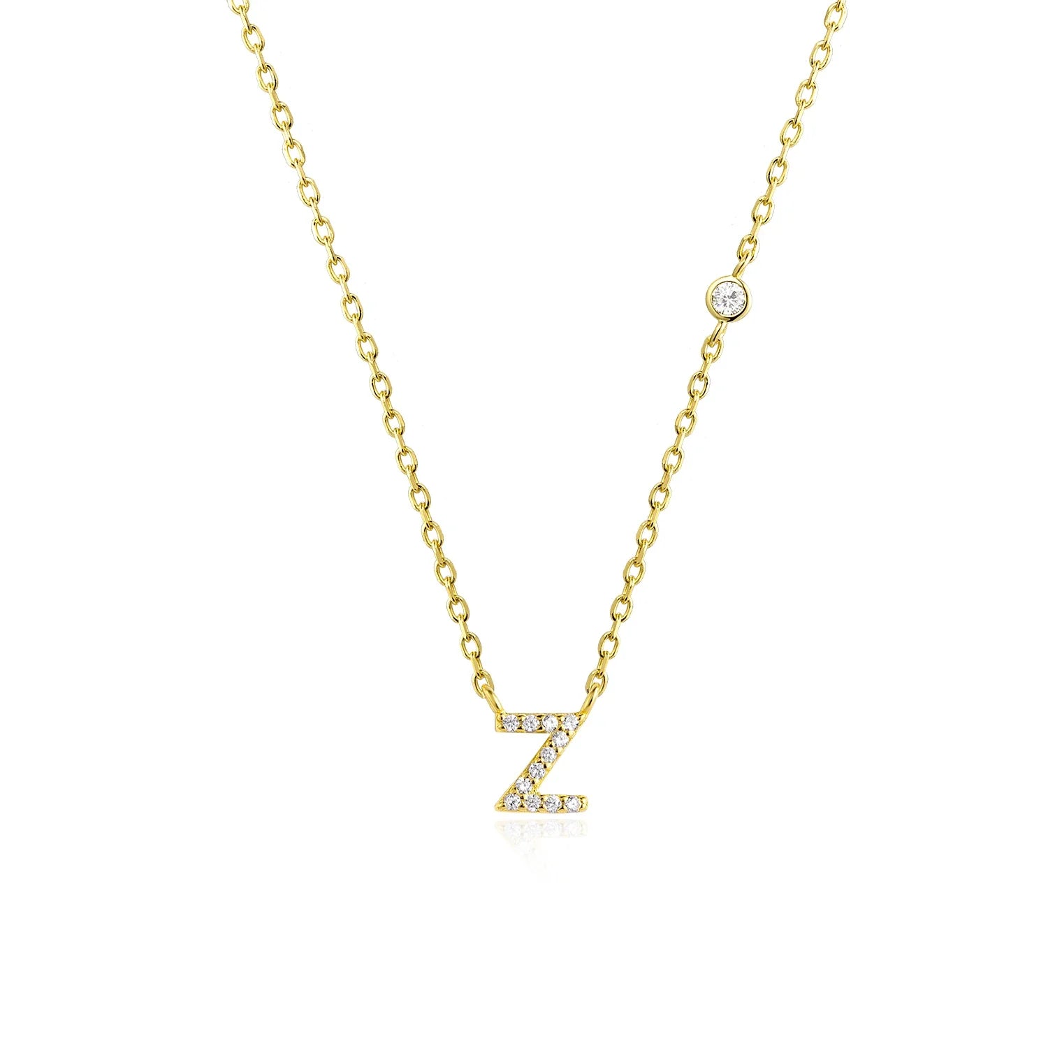 Mono Initial Necklace - Oreela