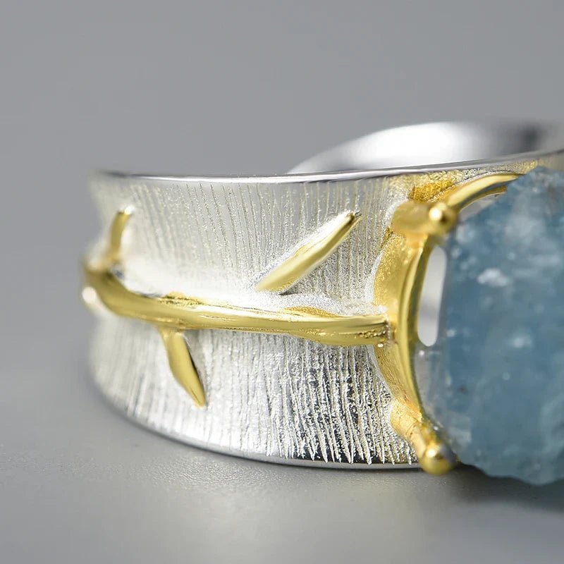 Celeste Aquamarine Ring - Oreela