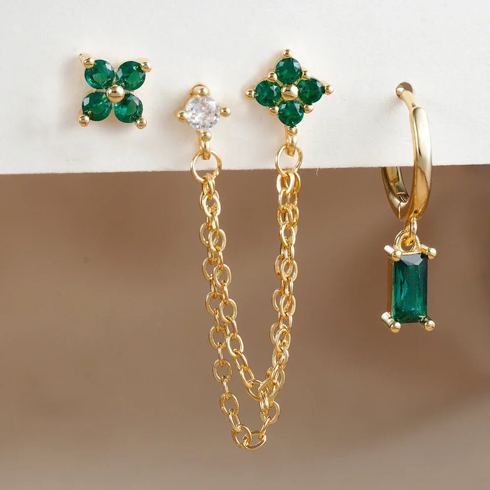 Birthstone Earrings Set - Oreela