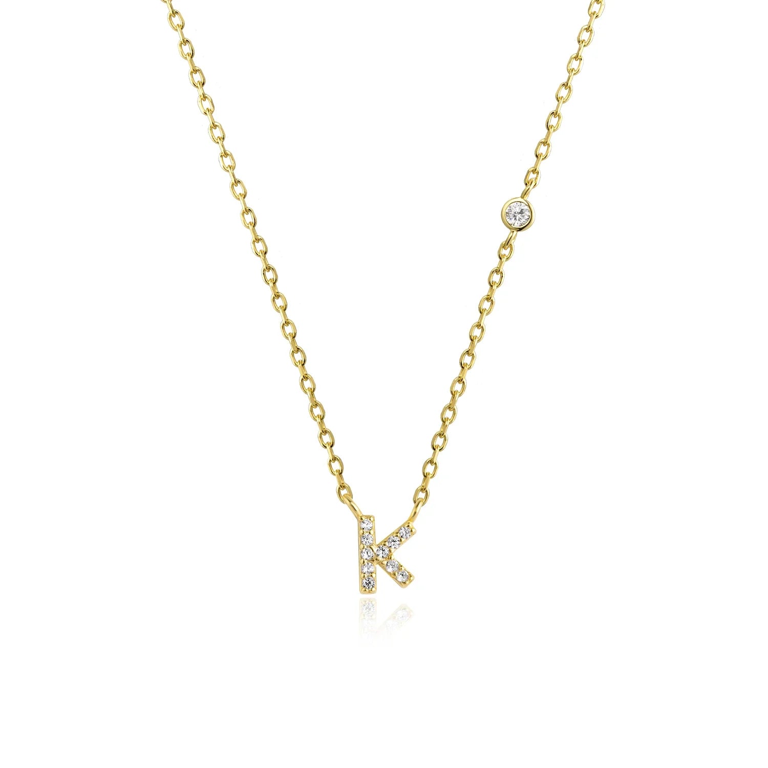 Mono Initial Necklace - Oreela