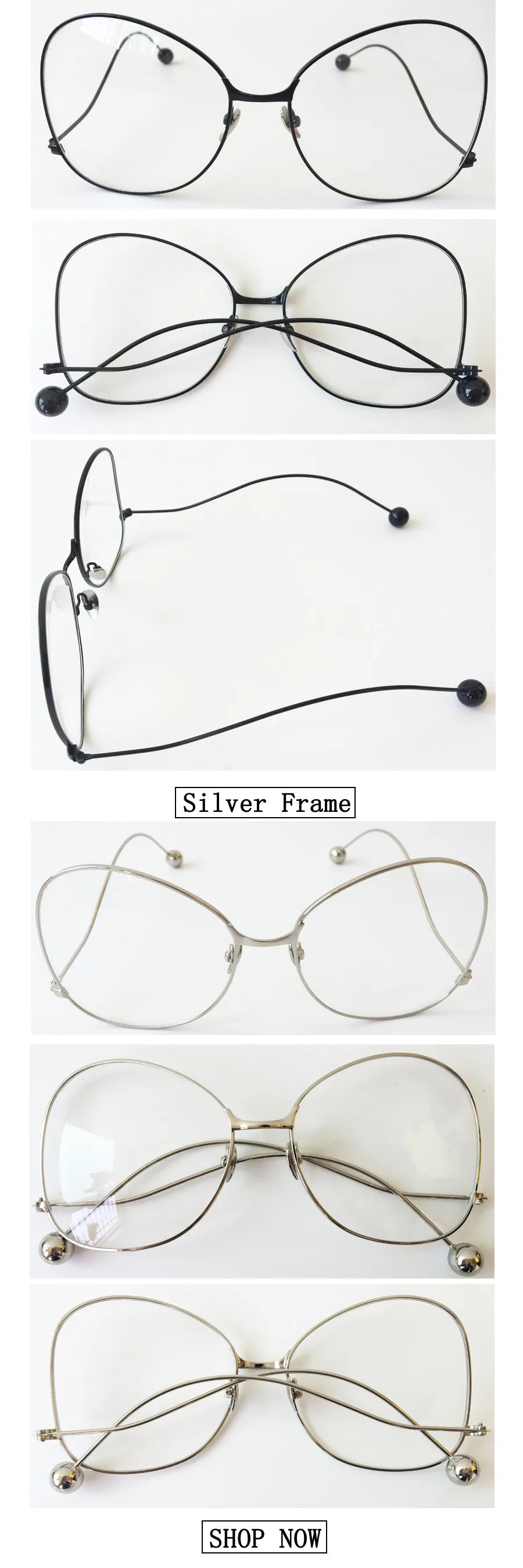 Luxury,Fashionable.  Design- Delicate Metal Big Frame.Hot Sale