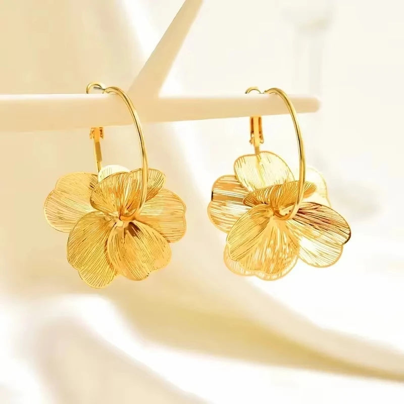 Golden Blossom Earrings