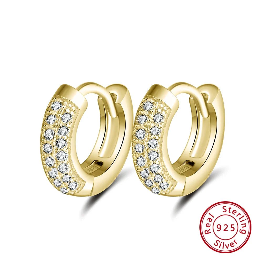 Sterling Silver Hoop Earrings - Oreela