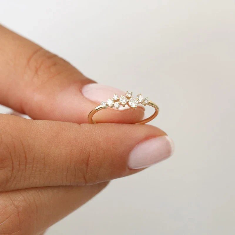 Floral Cluster Ring - Oreela