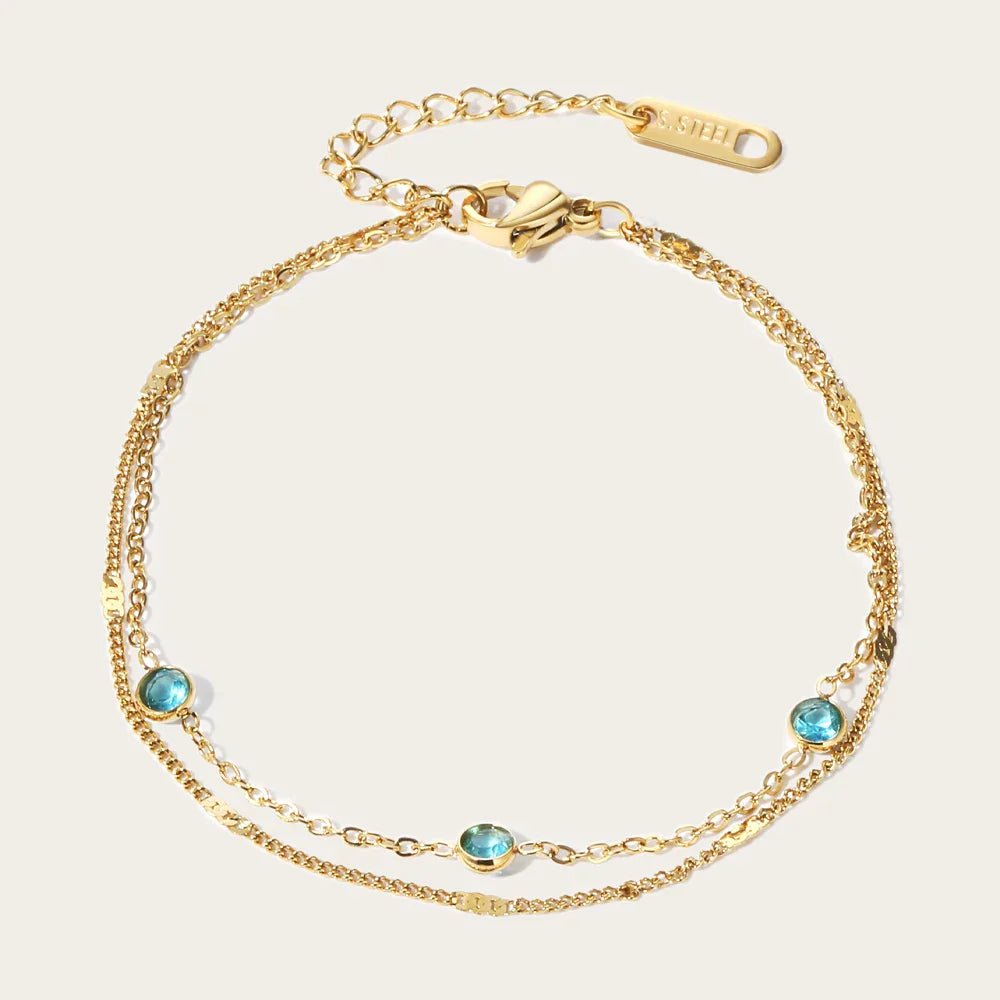 Ivy Double Layer Bracelet - Oreela