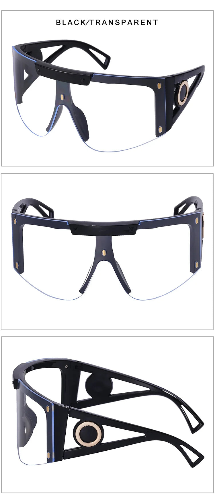Rimless Sunglasses for Women. Luxury Designer High Quality Sun Glasses Trending Shades UV400