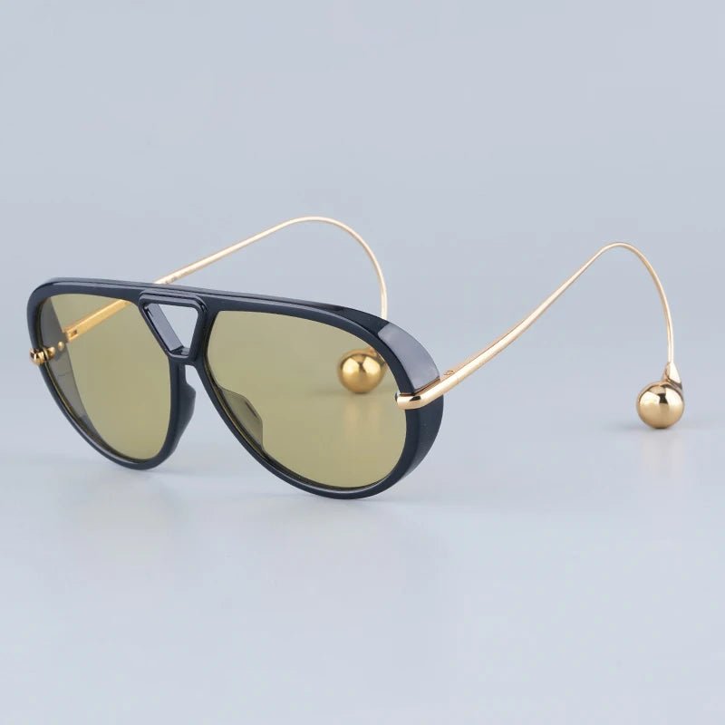 Acetate Long Arm Unisex Sunglasses Designer Brand Alloy Fashion - Oreela