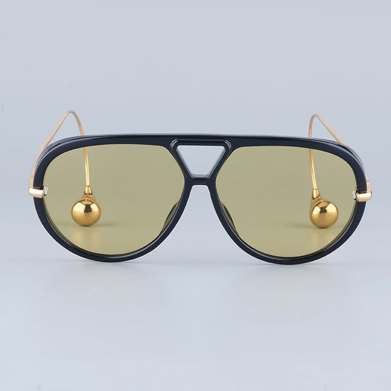 Acetate Long Arm Unisex Sunglasses Designer Brand Alloy Fashion - Oreela