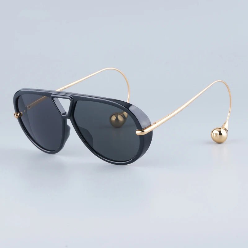 Acetate Long Arm Unisex Sunglasses Designer Brand Alloy Fashion - Oreela