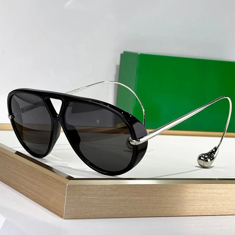 Acetate Long Arm Unisex Sunglasses Designer Brand Alloy Fashion - Oreela