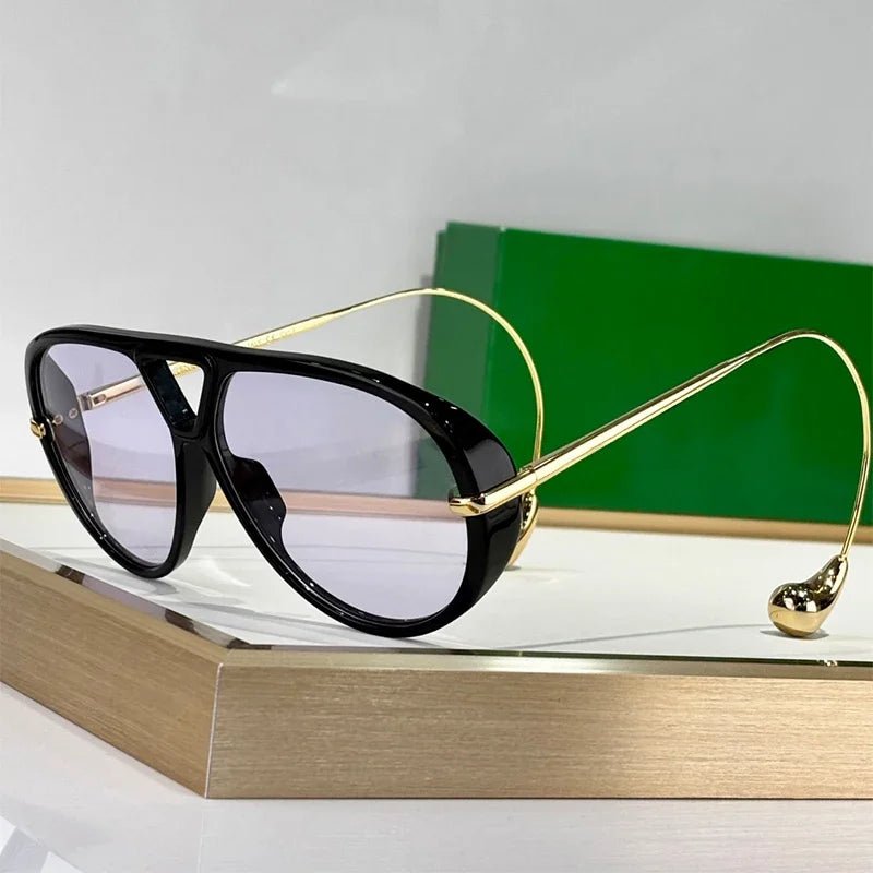 Acetate Long Arm Unisex Sunglasses Designer Brand Alloy Fashion - Oreela