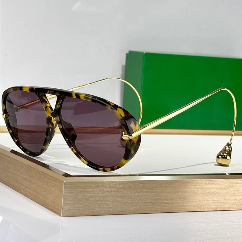 Acetate Long Arm Unisex Sunglasses Designer Brand Alloy Fashion - Oreela