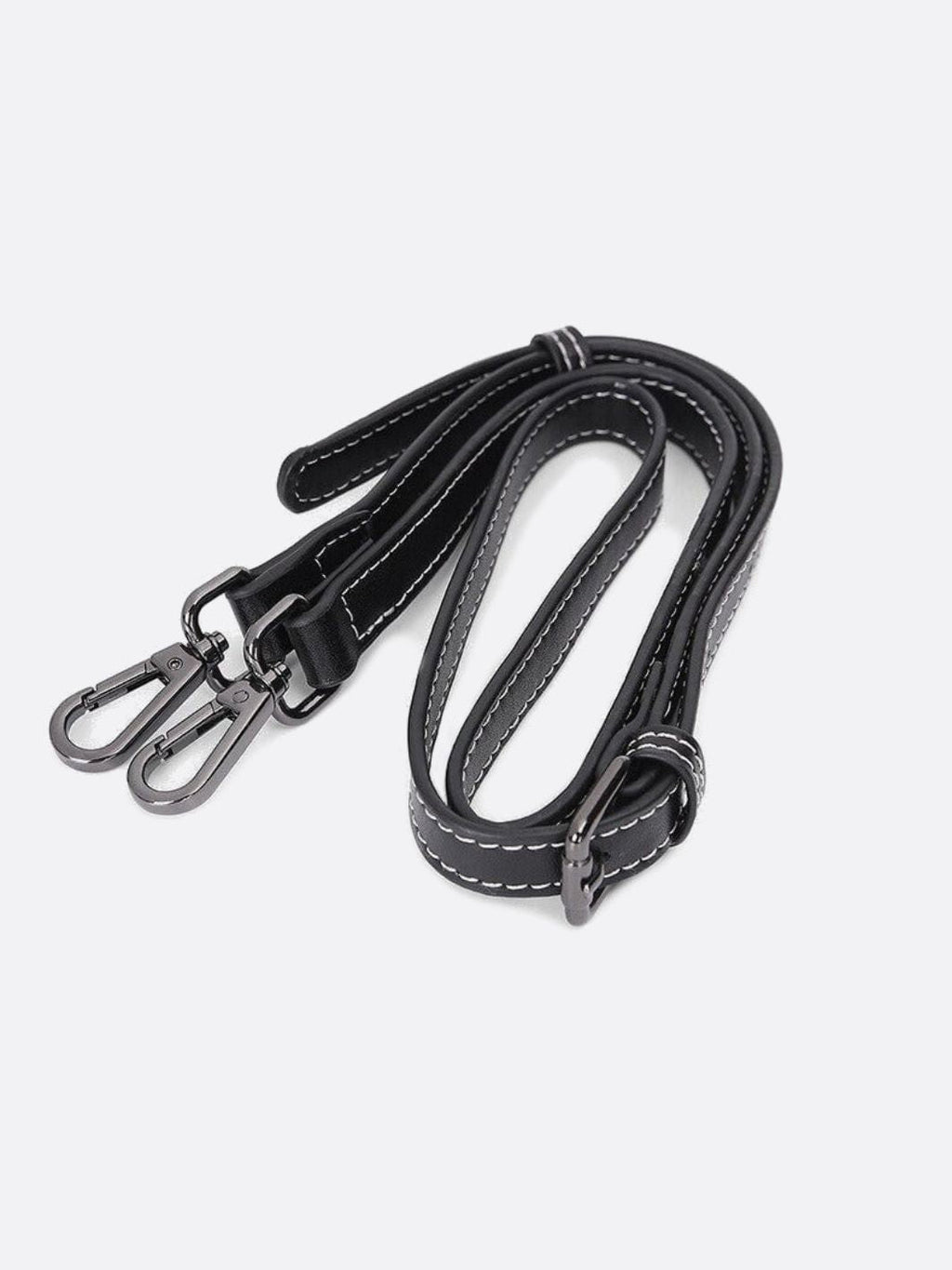 Black Leather Tote Handbag - Oreela