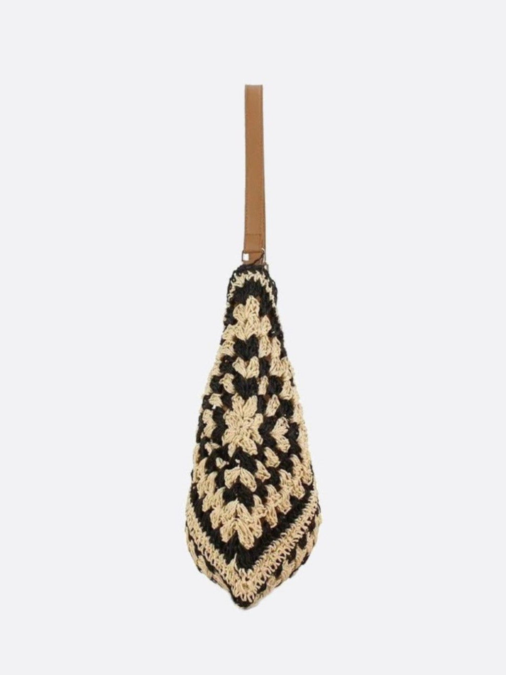 Boho Straw Crochet Crossbody Bag - Oreela