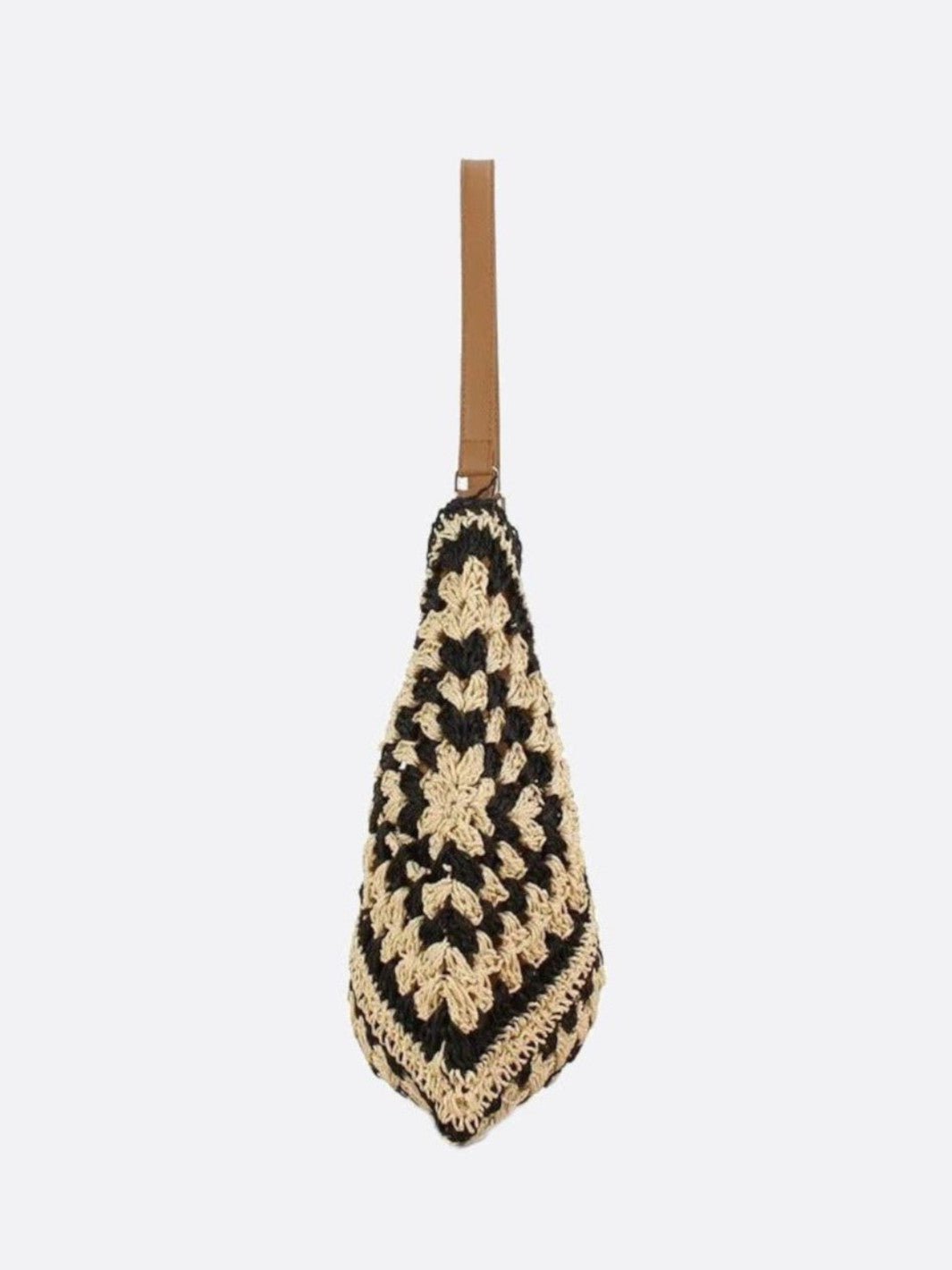 Boho Straw Crochet Crossbody Bag - Oreela