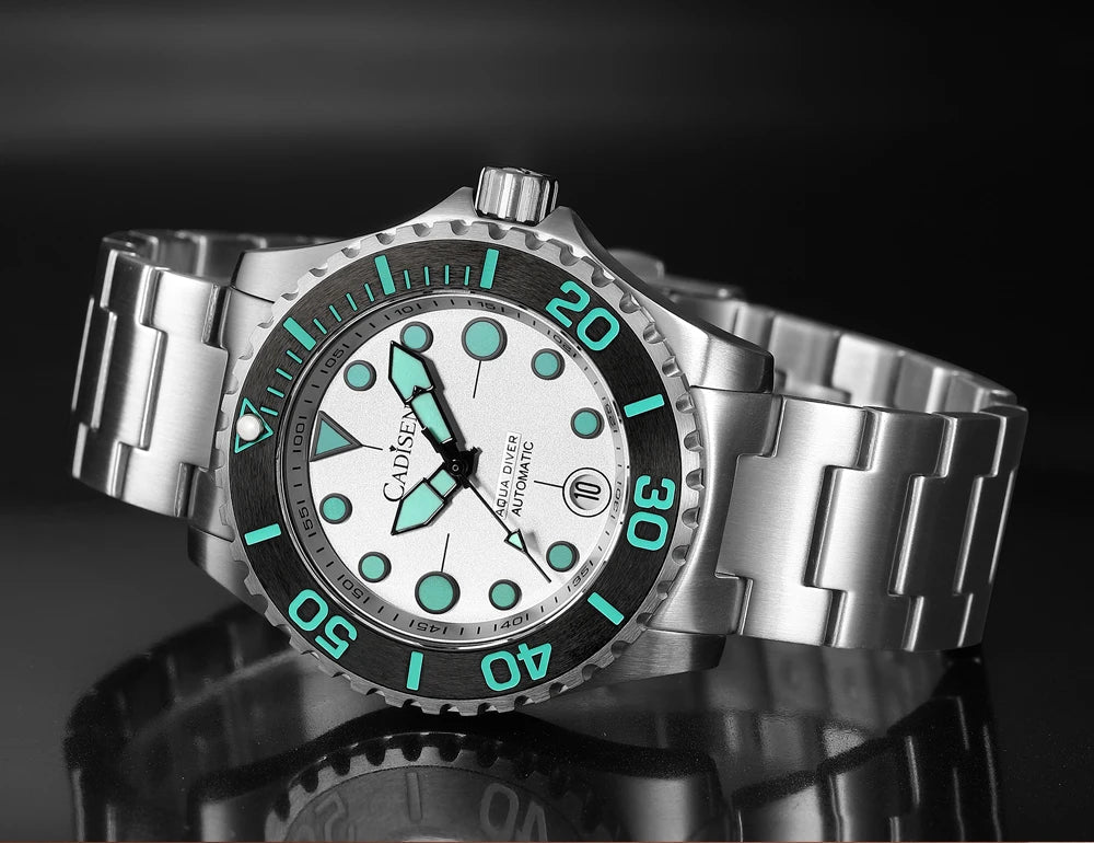 CADISEN AQUA DIVER New Brand Luxury Men Watches Automatic Watch - Oreela