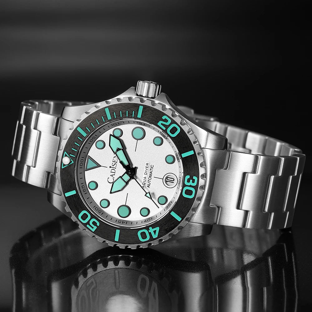 CADISEN AQUA DIVER New Brand Luxury Men Watches Automatic Watch - Oreela