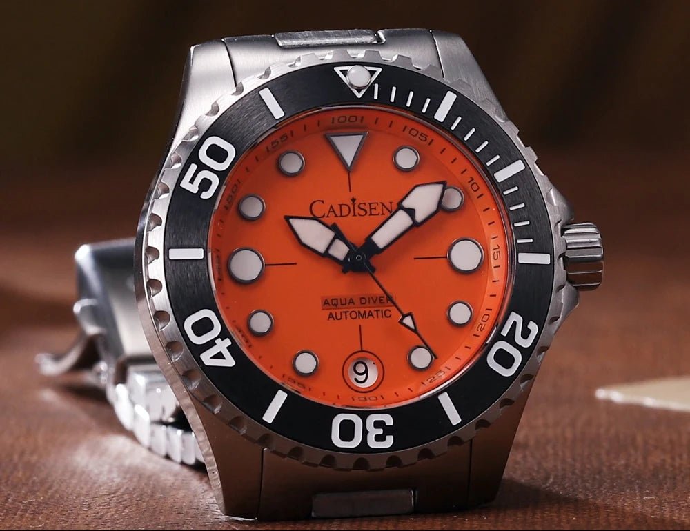 CADISEN AQUA DIVER New Brand Luxury Men Watches Automatic Watch - Oreela