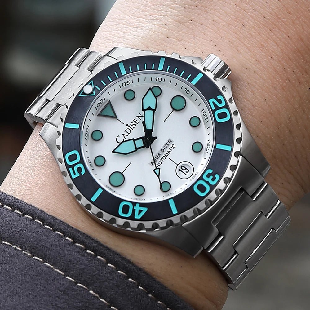 CADISEN AQUA DIVER New Brand Luxury Men Watches Automatic Watch - Oreela
