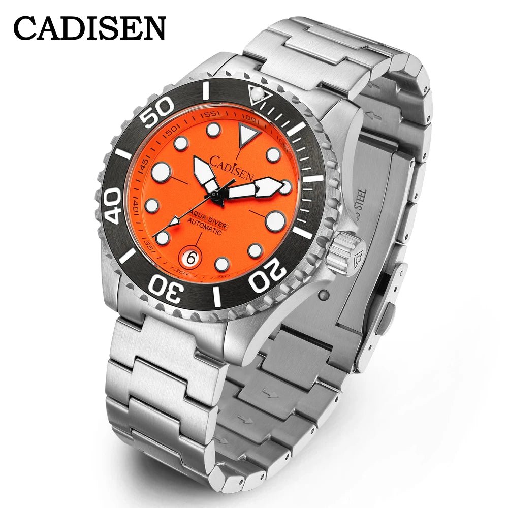 CADISEN AQUA DIVER New Brand Luxury Men Watches Automatic Watch - Oreela