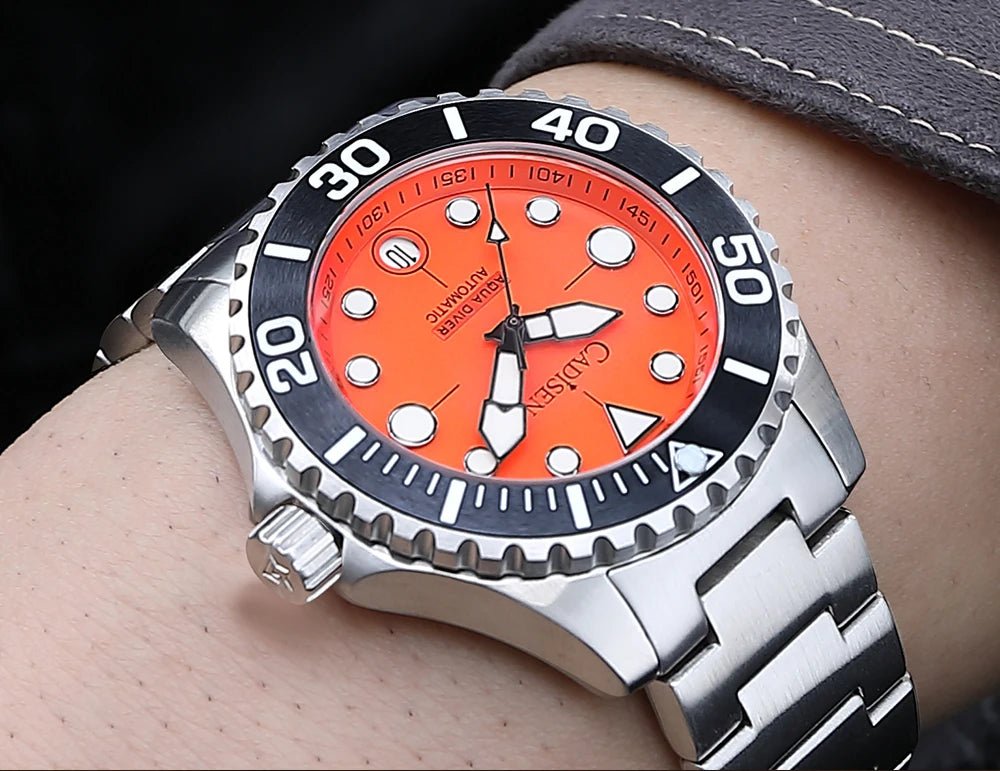 CADISEN AQUA DIVER New Brand Luxury Men Watches Automatic Watch - Oreela