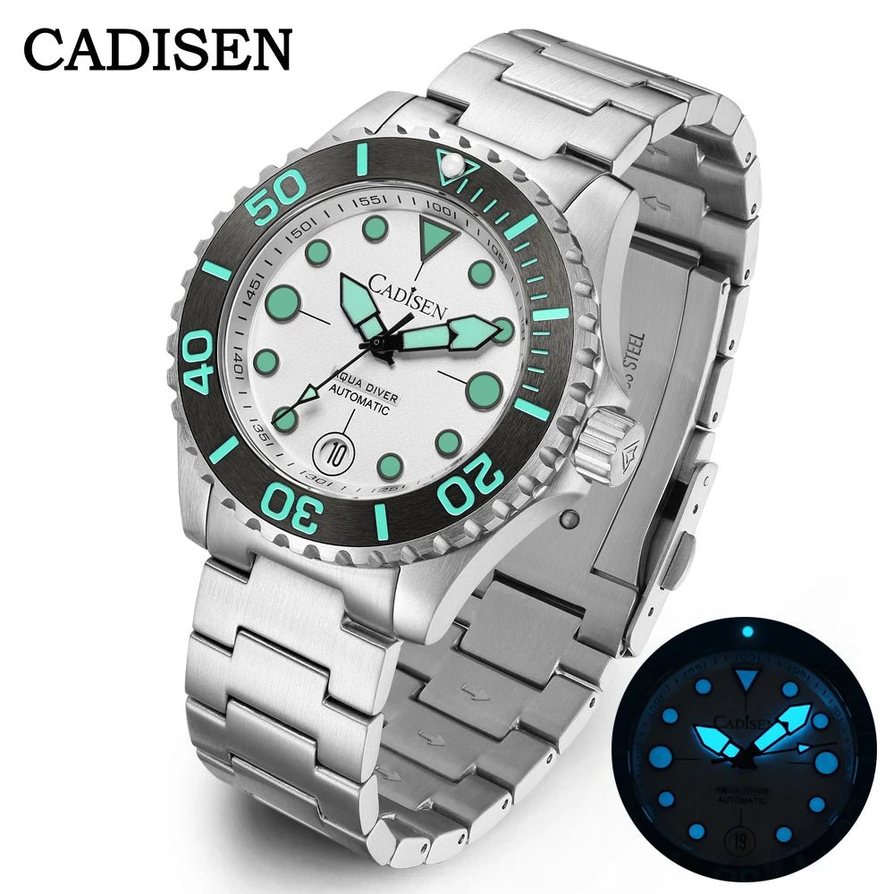 CADISEN AQUA DIVER New Brand Luxury Men Watches Automatic Watch - Oreela